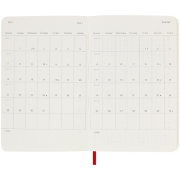 12M Daily Kalender 2025 Hardcover Large Red in der Gruppe Papier & Blöcke / Kalender und Terminkalender / 12 Monate Tageskalender bei Pen Store (133764)