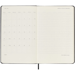 12M Kalender 2025 Weekly PRO Large Black in der Gruppe Papier & Blöcke / Kalender und Terminkalender / 12 Monate Tageskalender bei Pen Store (133780)