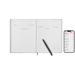 12M M+ Digital Planner Weekly Note 2025 XL Black in der Gruppe Papier & Blöcke / Kalender und Terminkalender / Spezialkalender bei Pen Store (133782)