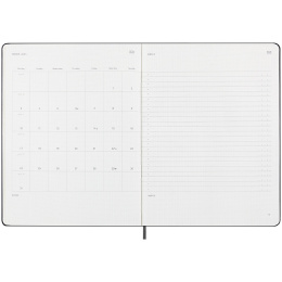 12M M+ Digital Planner Weekly Note 2025 XL Black in der Gruppe Papier & Blöcke / Kalender und Terminkalender / Spezialkalender bei Pen Store (133782)