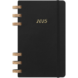 12M Spiral Planner 2025 Large Black in der Gruppe Papier & Blöcke / Kalender und Terminkalender / 12 Monate Tageskalender bei Pen Store (133784)