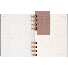 12M Spiral Planner 2025 XL Black in der Gruppe Papier & Blöcke / Kalender und Terminkalender / 12 Monate Tageskalender bei Pen Store (133785)