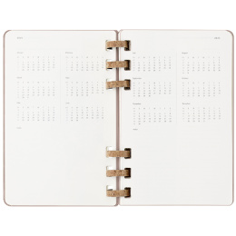 12M Spiral Planner 2025 Large Almond in der Gruppe Papier & Blöcke / Kalender und Terminkalender / 12 Monate Tageskalender bei Pen Store (133786)