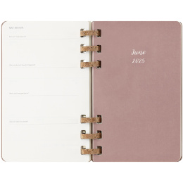 12M Spiral Planner 2025 XL Almond in der Gruppe Papier & Blöcke / Kalender und Terminkalender / 12 Monate Tageskalender bei Pen Store (133786)