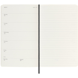 12M Weekly Notebook 2025 Hardcover Large Black in der Gruppe Papier & Blöcke / Kalender und Terminkalender / 12 Monate Tageskalender bei Pen Store (133792)