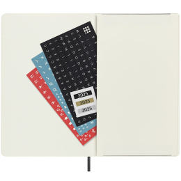 12M Weekly Notebook Hardcover 2025 Pocket Black in der Gruppe Papier & Blöcke / Kalender und Terminkalender / 12 Monate Tageskalender bei Pen Store (133800)