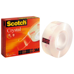 Scotch Crystal Klebeband Nachfüllpackung 19mm x 33m in der Gruppe Basteln & Hobby / Hobbyzubehör / Klebeband bei Pen Store (133821)