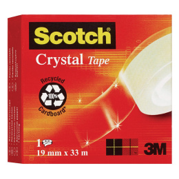 Scotch Crystal Klebeband Nachfüllpackung 19mm x 33m in der Gruppe Basteln & Hobby / Hobbyzubehör / Klebeband bei Pen Store (133821)