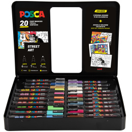 Posca Street Art 20-er Set in der Gruppe Stifte / Künstlerstifte / Acrylmarker bei Pen Store (133848)