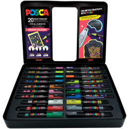 Posca Groovy Colours 20-er Set in der Gruppe Stifte / Künstlerstifte / Acrylmarker bei Pen Store (133851)