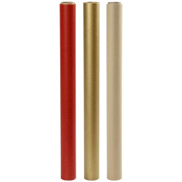 Geschenkpapier 3er-Pack 50cm x 5m Kraft/Gold/Rot in der Gruppe Basteln & Hobby / Basteln / Basteln und DIY bei Pen Store (133927)