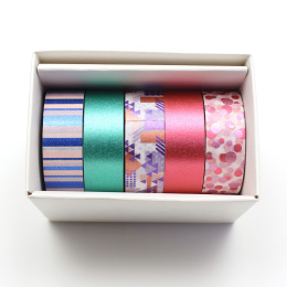 Washi-tape Gift Box Bright in der Gruppe Basteln & Hobby / Hobbyzubehör / Washi Tape bei Pen Store (134043)