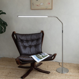 Slimline 4 Floor Lamp Brushed Steel in der Gruppe Basteln & Hobby / Hobbyzubehör / Beleuchtung bei Pen Store (134054)