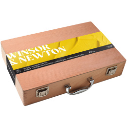 Galeria Acrylic Wooden Box 15-set in der Gruppe Künstlerbedarf / Künstlerfarben / Acrylfarbe bei Pen Store (134067)