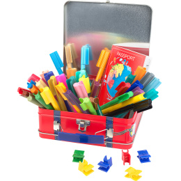 Filzstifte Connector Metallkoffer 40er-Set in der Gruppe Kids / Stifte für Kinder / Filzstifte für Kinder bei Pen Store (134072)