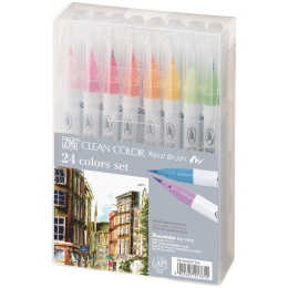 Clean Color Real Brush 24er-set in der Gruppe Stifte / Künstlerstifte / Pinselstifte bei Pen Store (134102)