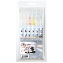 Clean Color Real Brush 12er-set Gentle Colors in der Gruppe Stifte / Künstlerstifte / Pinselstifte bei Pen Store (134104)