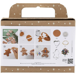 DIY Lebkuchen-Deko-Anhänger 7 Stück in der Gruppe Basteln & Hobby / Feiertage und Jahreszeiten / Weihnachten Handwerk bei Pen Store (134133)