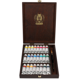 Horadam Aquarell Wooden Box 24x15 ml in der Gruppe Künstlerbedarf / Künstlerfarben / Aquarell bei Pen Store (134340)