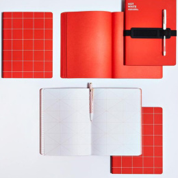 Notebook Break The Grid L Light - Red in der Gruppe Papier & Blöcke / Schreiben und Notizen / Notizbücher bei Pen Store (134351)