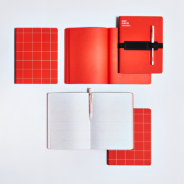 Notebook Break The Grid L Light - Red in der Gruppe Papier & Blöcke / Schreiben und Notizen / Notizbücher bei Pen Store (134351)