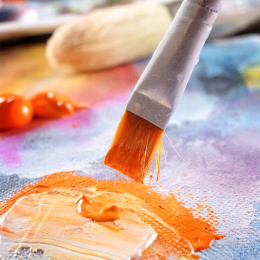 Acrylset 24 Farben (59 ml) + 12 Pinsel in der Gruppe Künstlerbedarf / Künstlerfarben / Acrylfarbe bei Pen Store (134423)