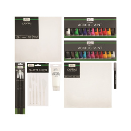 Komplettes Acryl-Set 38 Teile in der Gruppe Künstlerbedarf / Künstlerset / Einsteigerset bei Pen Store (134425)