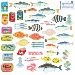 Hako Stickers Hunter Seafood in der Gruppe Basteln & Hobby / Basteln / Stickers bei Pen Store (134445)