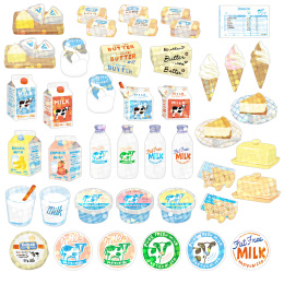 Hako Stickers Creamy Hills Farm in der Gruppe Basteln & Hobby / Basteln / Stickers bei Pen Store (134447)