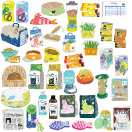 Hako Stickers Cat Supply in der Gruppe Basteln & Hobby / Basteln / Stickers bei Pen Store (134450)