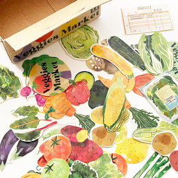 Hako Stickers Veggies Market in der Gruppe Basteln & Hobby / Basteln / Stickers bei Pen Store (134452)