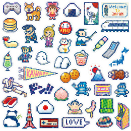 Hako Stickers Japan in der Gruppe Basteln & Hobby / Basteln / Stickers bei Pen Store (134455)