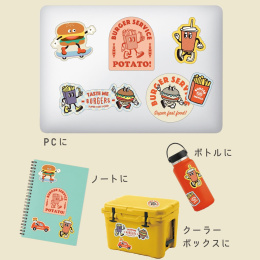 Sticker pack Burgers in der Gruppe Basteln & Hobby / Basteln / Stickers bei Pen Store (134457)