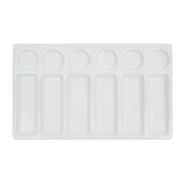 Artists Porzellanpalette Rechteckig 12x20 cm in der Gruppe Künstlerbedarf / Atelier / Mischpaletten bei Pen Store (134469)