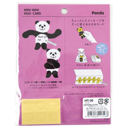 Mini-Karten Panda 5er-Pack in der Gruppe Basteln & Hobby / Feiertage und Jahreszeiten / Karten und Kuverts bei Pen Store (134504)