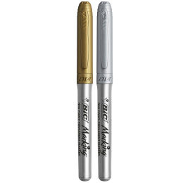 Intensity Metallic Gold & Silver 2er-Pack in der Gruppe Stifte / Etikettierung und Büro / Markierstifte bei Pen Store (134537)