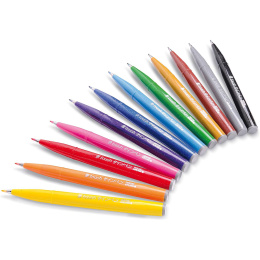 Brush Sign Pen 12er-Set Basic colours in der Gruppe Stifte / Künstlerstifte / Filzstifte bei Pen Store (134578)