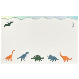 Karten mit Umschlägen 5er-Pack Dinosaurier in der Gruppe Basteln & Hobby / Feiertage und Jahreszeiten / Karten und Kuverts bei Pen Store (134632)