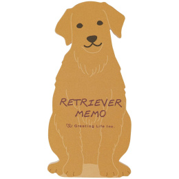 Golden Retriever Memo in der Gruppe Papier & Blöcke / Schreiben und Notizen / Post-it und Notizblöcke bei Pen Store (134654)