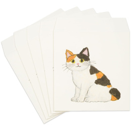 Pochi-Bukuro Geschenktüten 5er Pack Yusuke Yonezu Cat in der Gruppe Basteln & Hobby / Feiertage und Jahreszeiten / Karten und Kuverts bei Pen Store (134659)