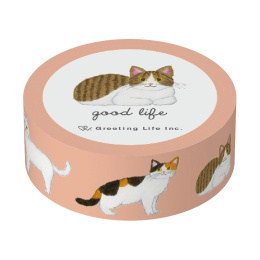 Washi-tape Yusuke Yonezu Cats in der Gruppe Basteln & Hobby / Hobbyzubehör / Washi Tape bei Pen Store (134803)