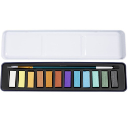 Aquarell 12er-Set Metallic in der Gruppe Künstlerbedarf / Künstlerfarben / Aquarell / Aquarellfarben für Kinder bei Pen Store (134822)