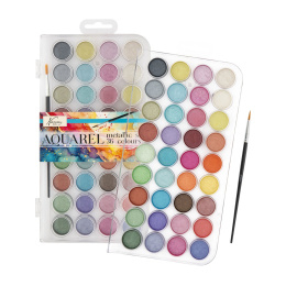 Aquarellfarben Metallic 36er-Set in der Gruppe Künstlerbedarf / Künstlerfarben / Aquarell bei Pen Store (134900)