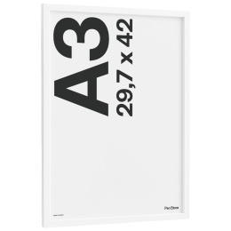 Holzrahmen Weiß 29,7x42 A3 in der Gruppe Basteln & Hobby / Organisieren / Rahmen / Weiße Rahmen bei Pen Store (135097)