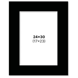 Passepartout Schwarz 24x30 cm in der Gruppe Basteln & Hobby / Organisieren / Rahmen / Passepartout bei Pen Store (135119)