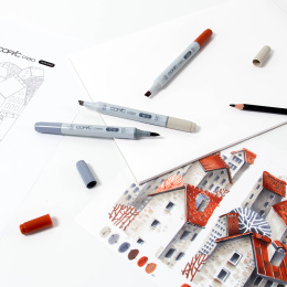 Ciao Layer & Mix 2D Starter Set Architect in der Gruppe Stifte / Künstlerstifte / Marker bei Pen Store (135135)