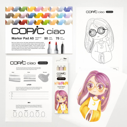 Ciao Layer & Mix Manga Starter Set Sunset in der Gruppe Stifte / Künstlerstifte / Marker bei Pen Store (135139)