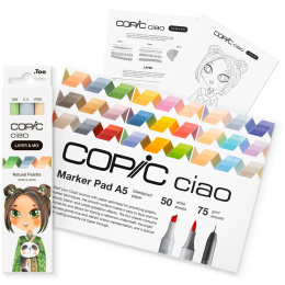 Ciao Layer & Mix Manga Starter Set Natural in der Gruppe Stifte / Künstlerstifte / Marker bei Pen Store (135140)