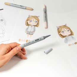 Ciao Layer & Mix Manga Starter Set Mellow in der Gruppe Stifte / Künstlerstifte / Marker bei Pen Store (135143)