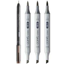 Ciao Shade Set Dark Warm Gray 4er-Pack in der Gruppe Stifte / Künstlerstifte / Marker bei Pen Store (135144)